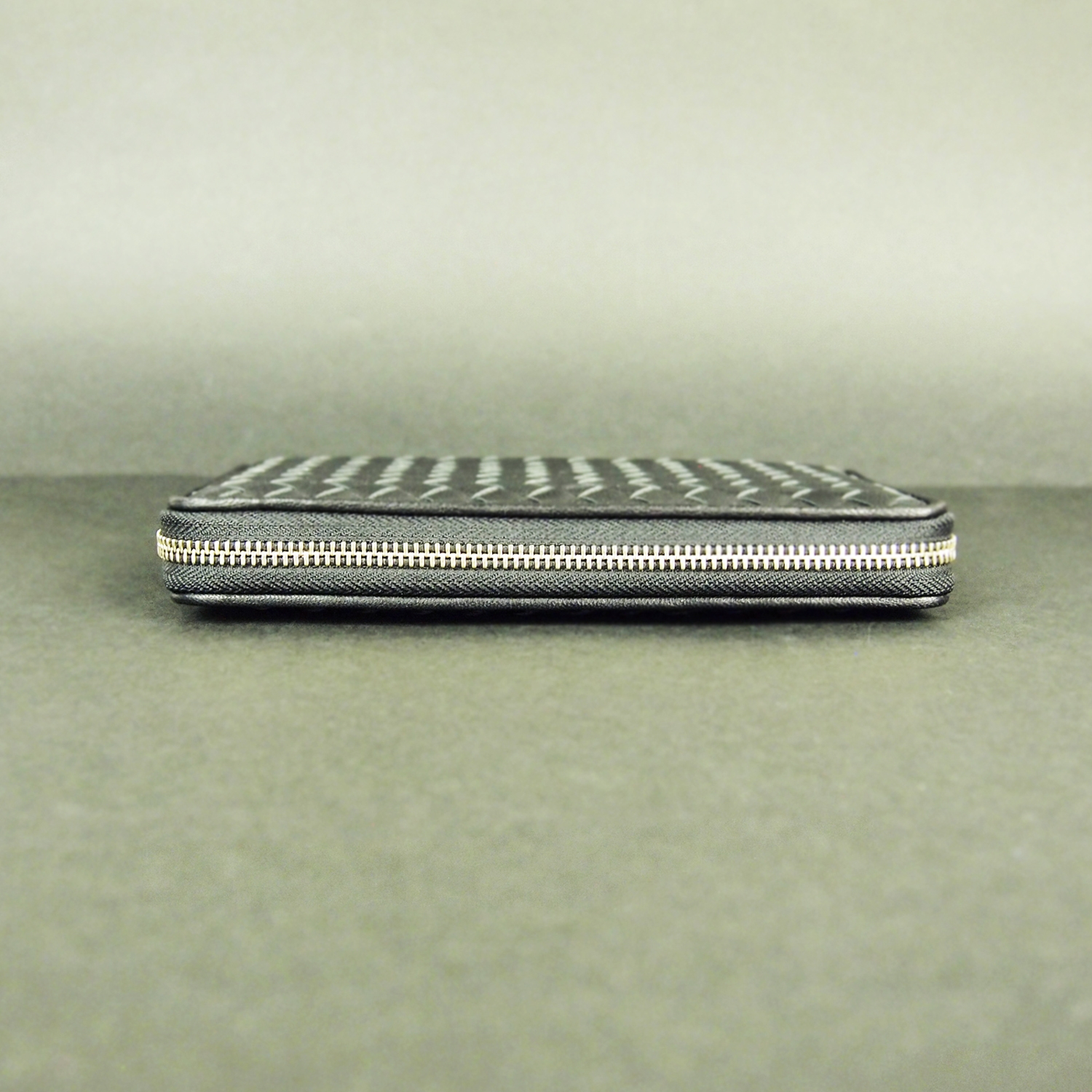 Modern HeritageNatty Woven Lamb Leather Wallet  Front View
