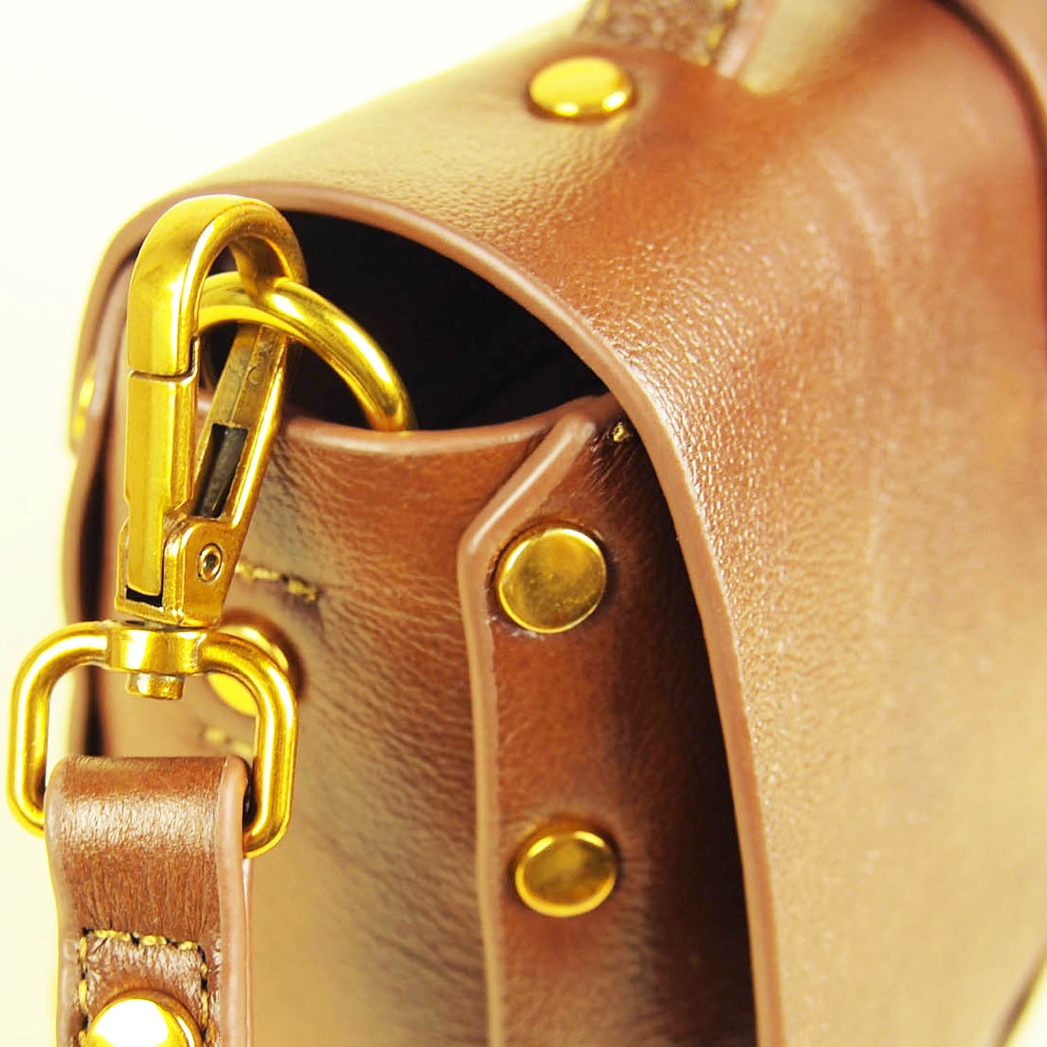 Magnificent Modern Heritage Yaffa Crossbody Studs and Leather